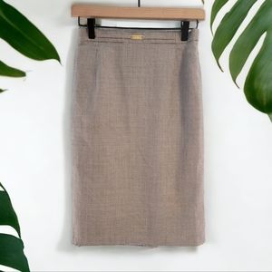 Vintage Escada Houndstooth Pencil Skirt